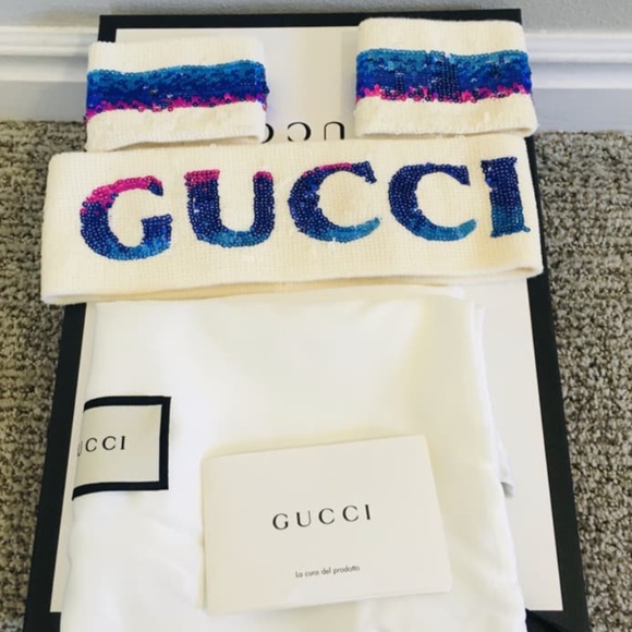 Gucci Super Shine Sweatband & Wrist Bands - Picture 6 of 6